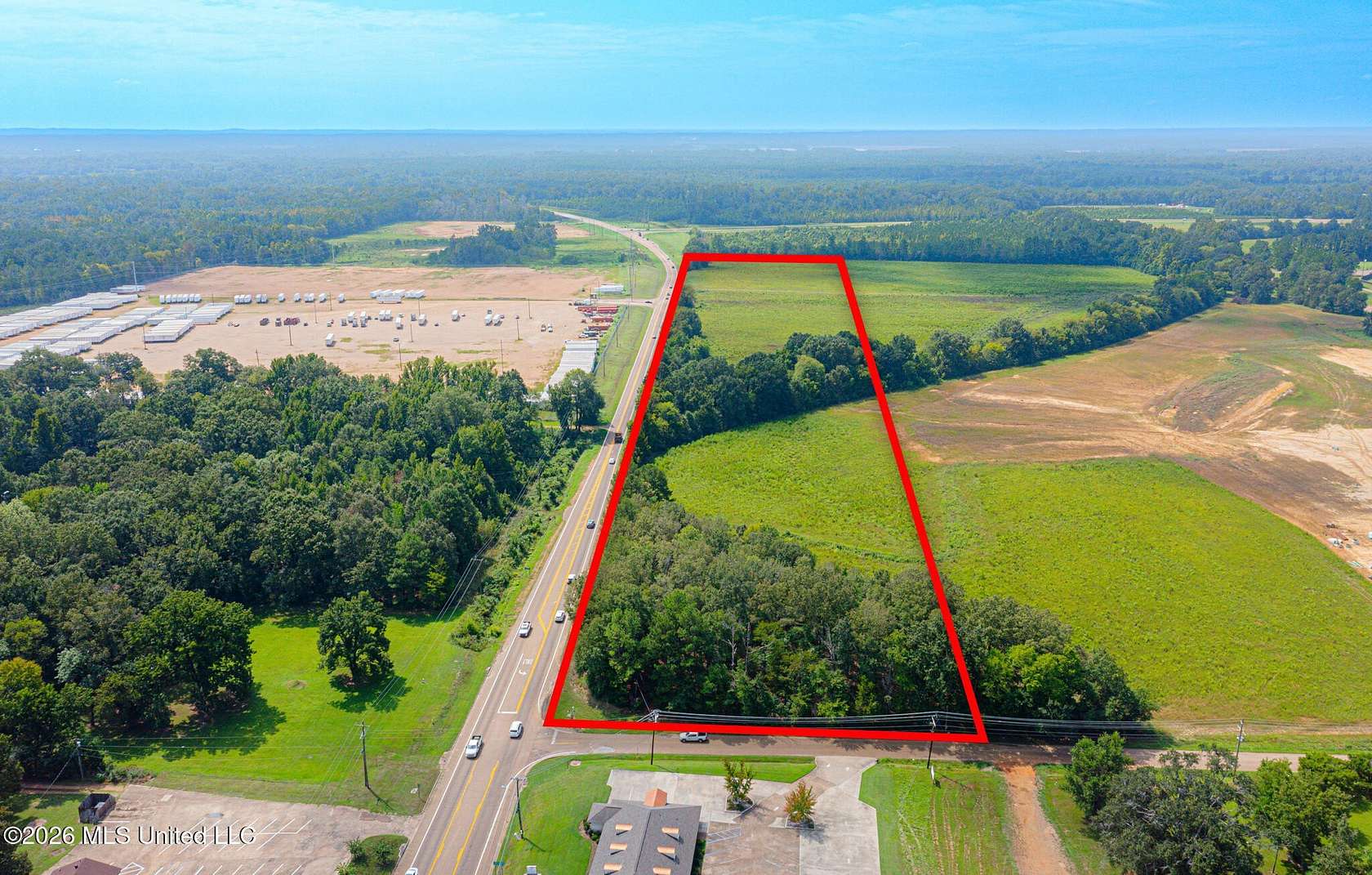 19.8 Acres of Commercial Land for Sale in Canton, Mississippi