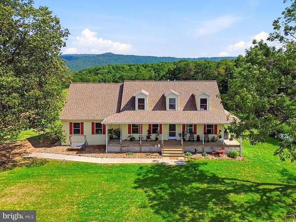 208 Acres of Land with Home for Sale in Paw Paw, West Virginia