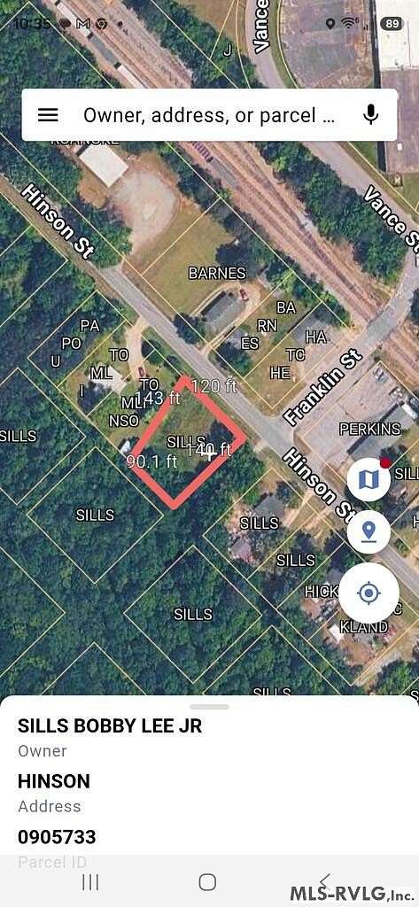 0.34 Acres of Residential Land for Sale in Roanoke Rapids, North Carolina