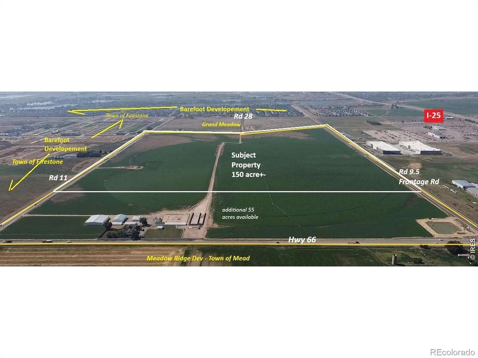 150 Acres of Land for Sale in Mead, Colorado