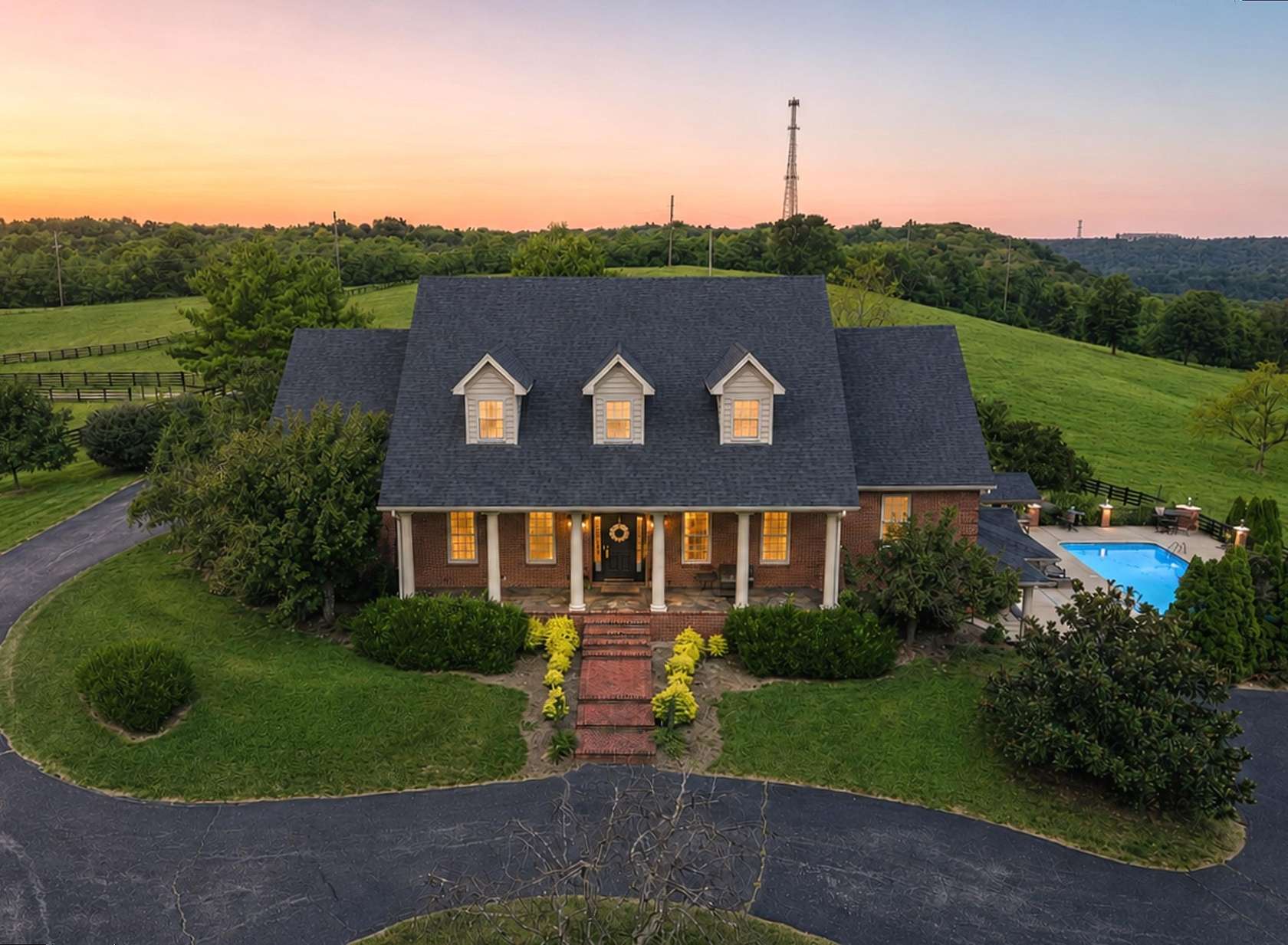 50.9 Acres of Agricultural Land with Home for Sale in Frankfort, Kentucky