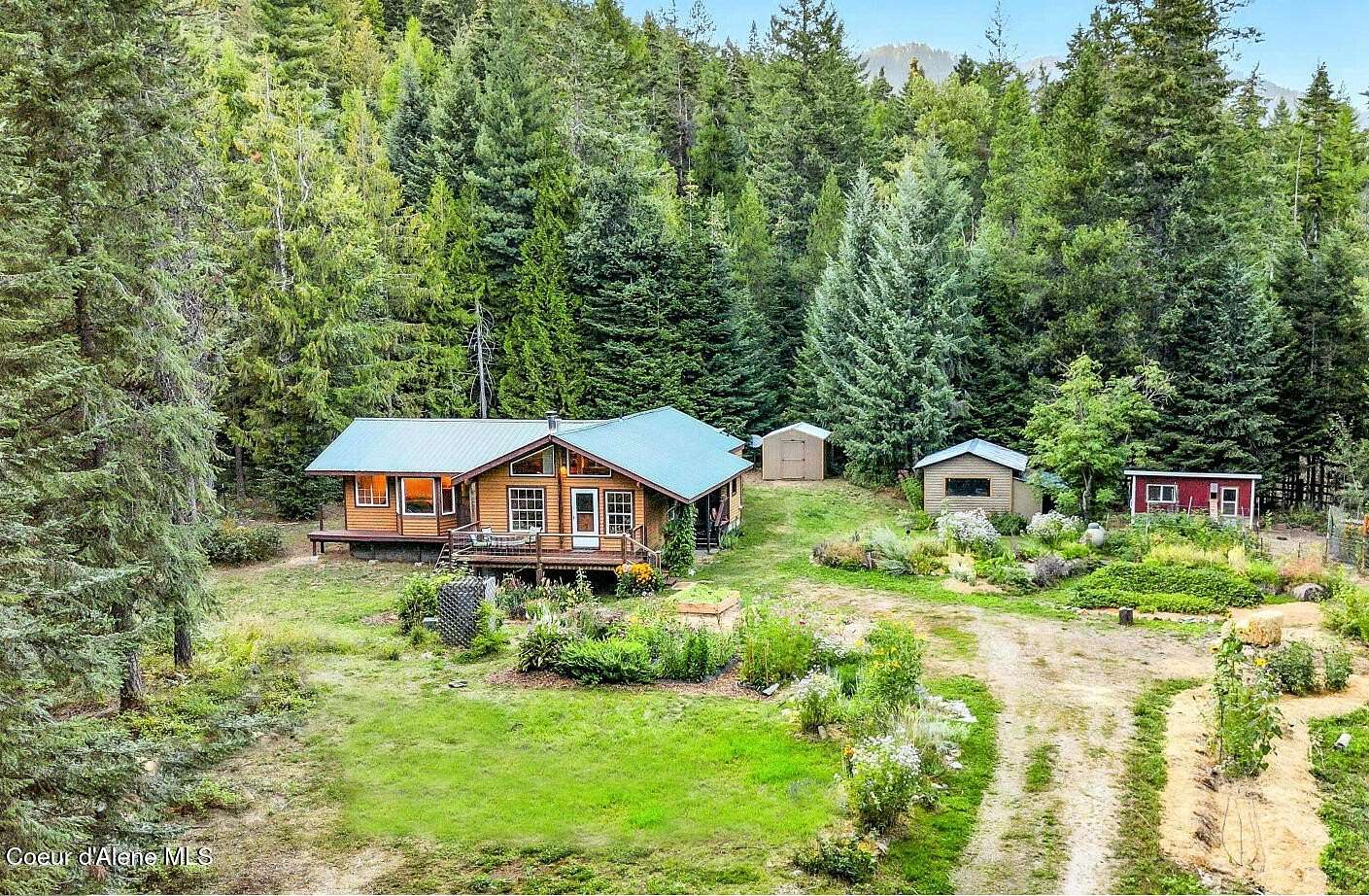 5 Acres of Land with Home for Sale in Samuels, Idaho