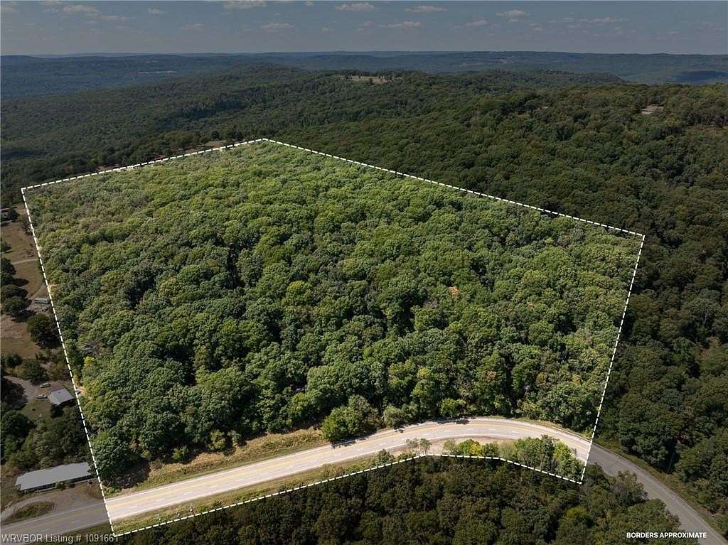 58.3 Acres of Recreational & Residential Land for Auction in Mountainburg, Arkansas