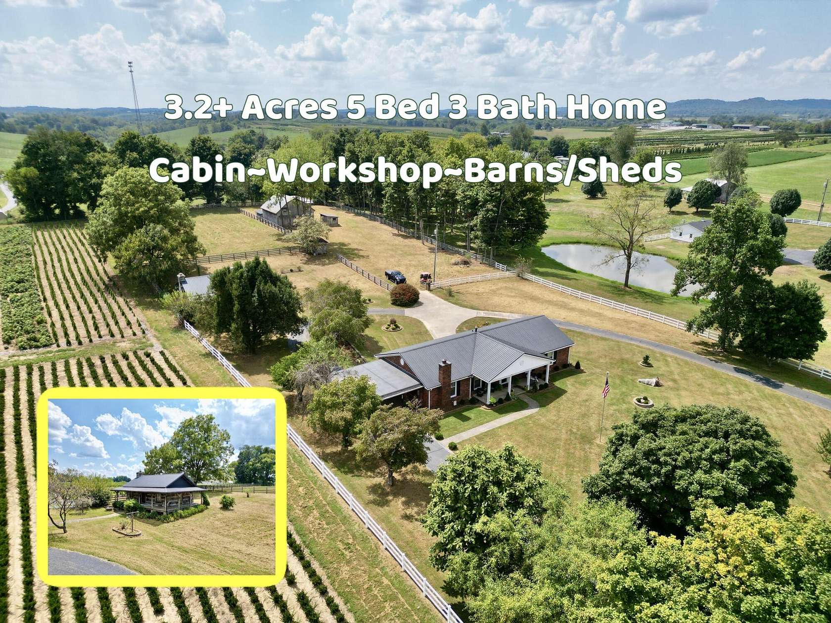 3.22 Acres of Land with Home for Sale in Hustonville, Kentucky