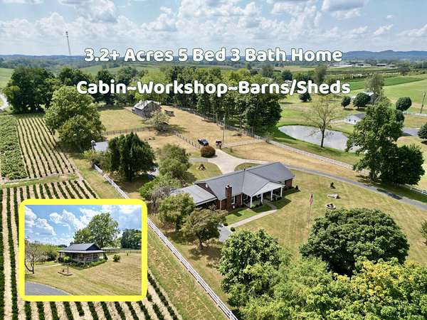 3.22 Acres of Land with Home for Sale in Hustonville, Kentucky