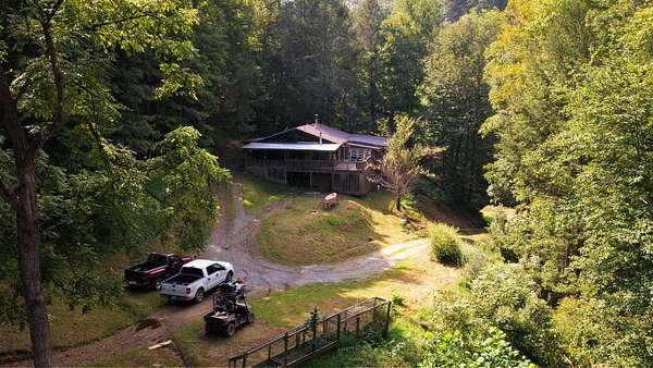 98.9 Acres of Recreational Land with Home for Sale in Frametown, West Virginia