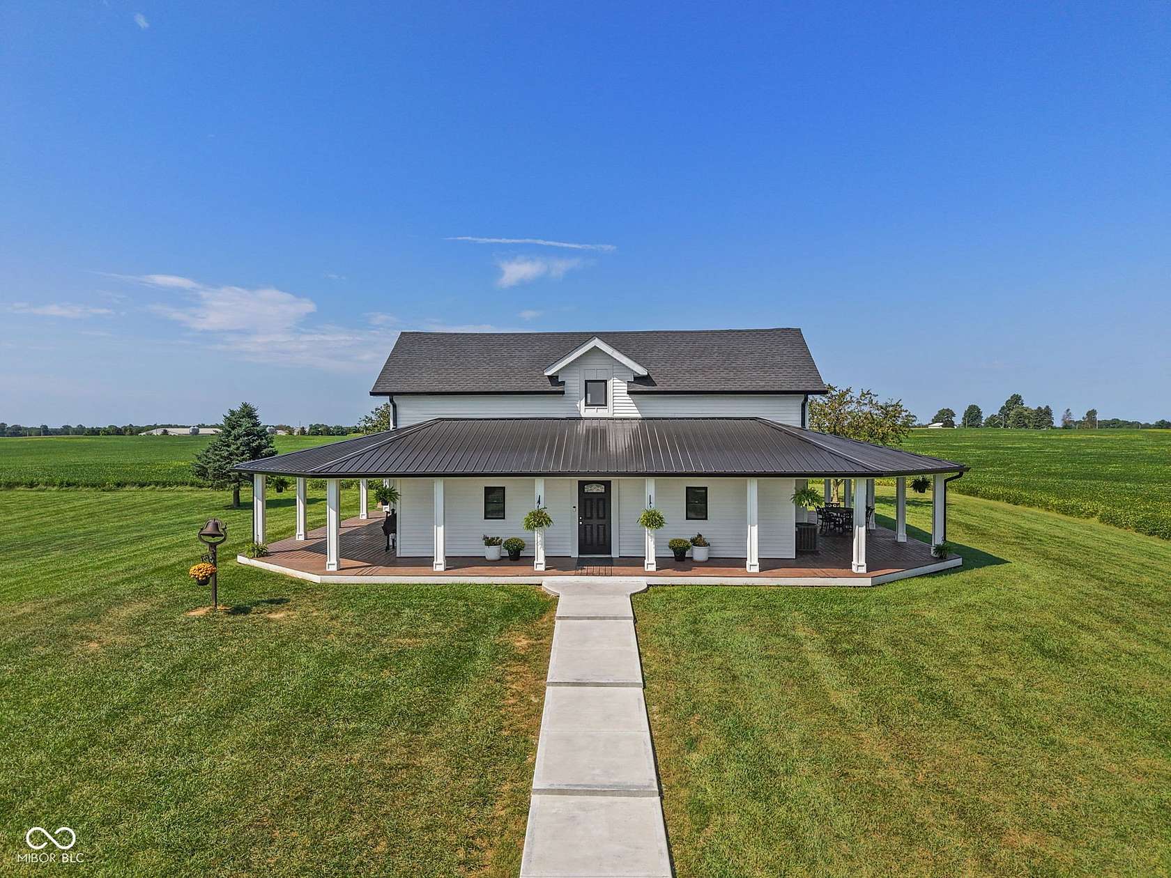 20 Acres of Land with Home for Sale in Danville, Indiana