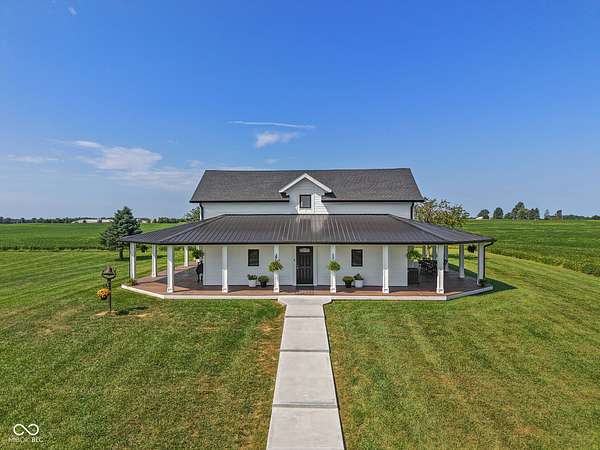 20 Acres of Land with Home for Sale in Danville, Indiana