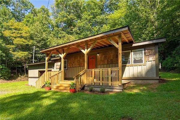 3.66 Acres of Land with Home for Sale in Fleetwood, North Carolina