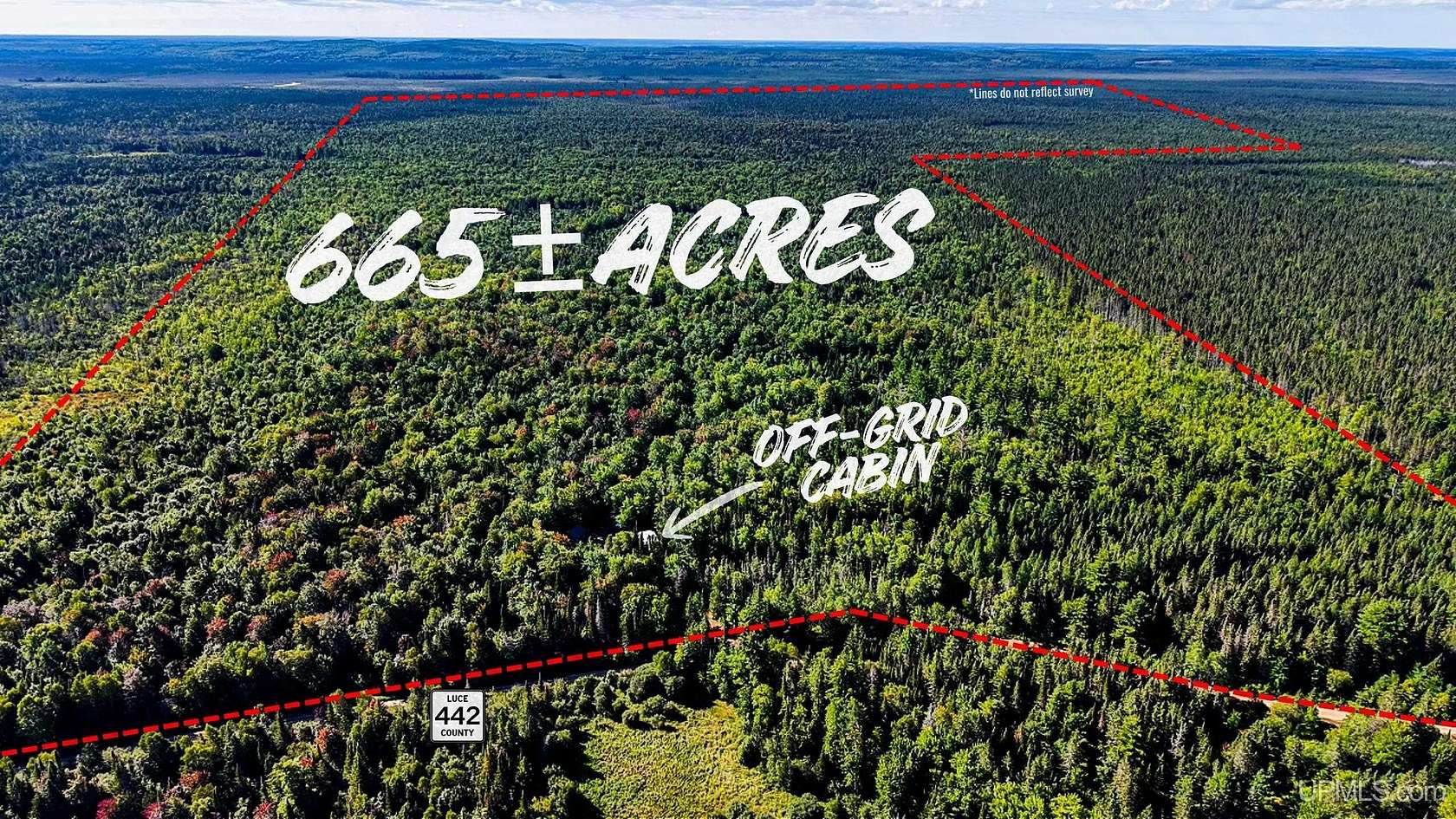 665 Acres of Recreational Land with Home for Sale in McMillan, Michigan