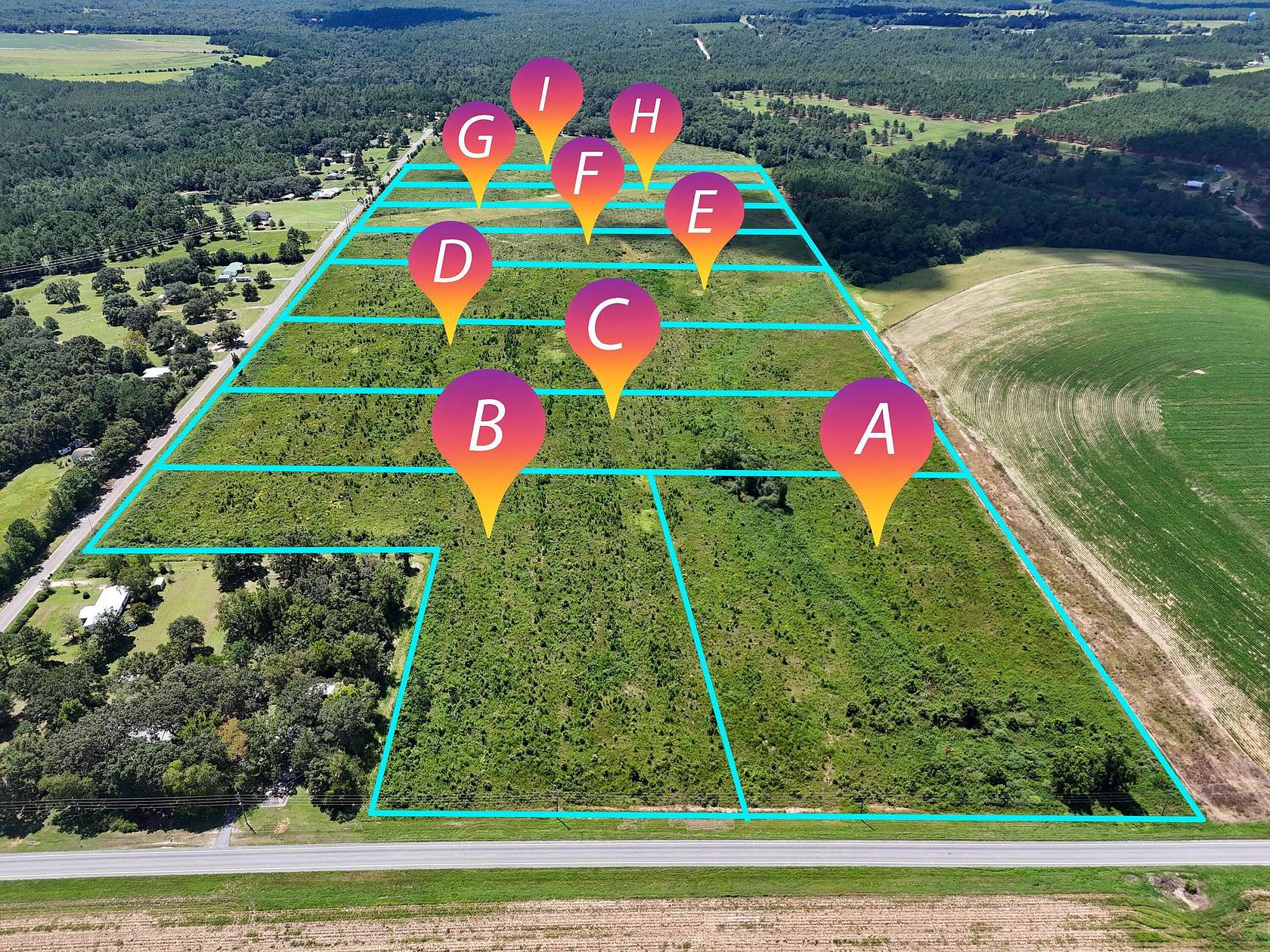 10 Acres of Residential Land for Sale in DeFuniak Springs, Florida