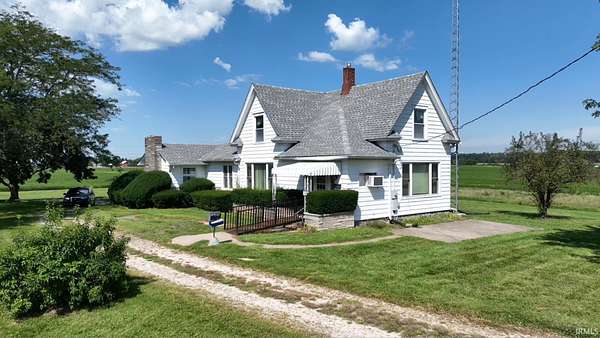 2 Acres of Land with Home for Sale in Reynolds, Indiana