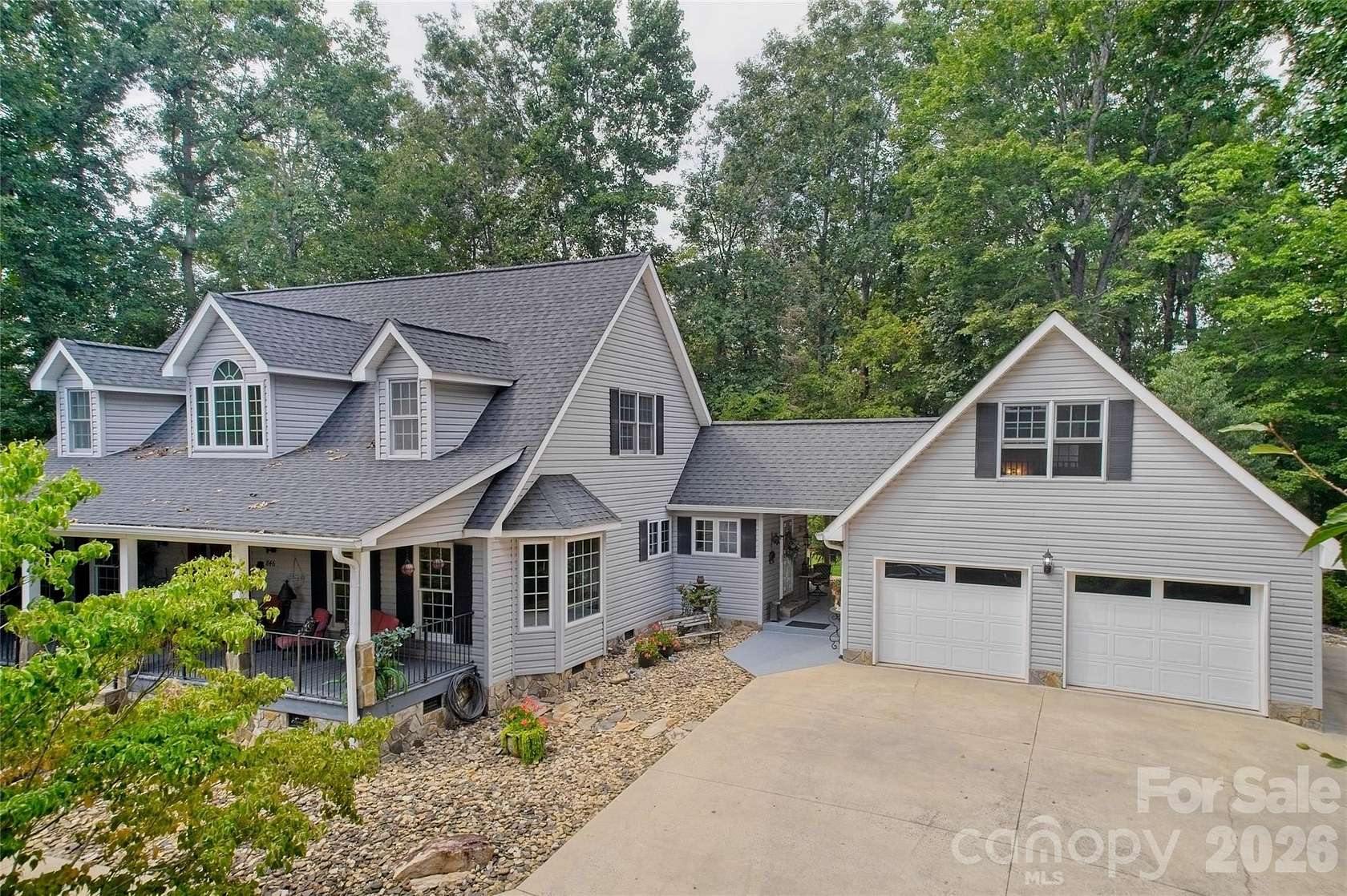 7.2 Acres of Land with Home for Sale in Marion, North Carolina