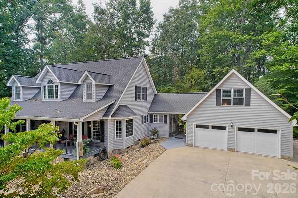 7.2 Acres of Land with Home for Sale in Marion, North Carolina