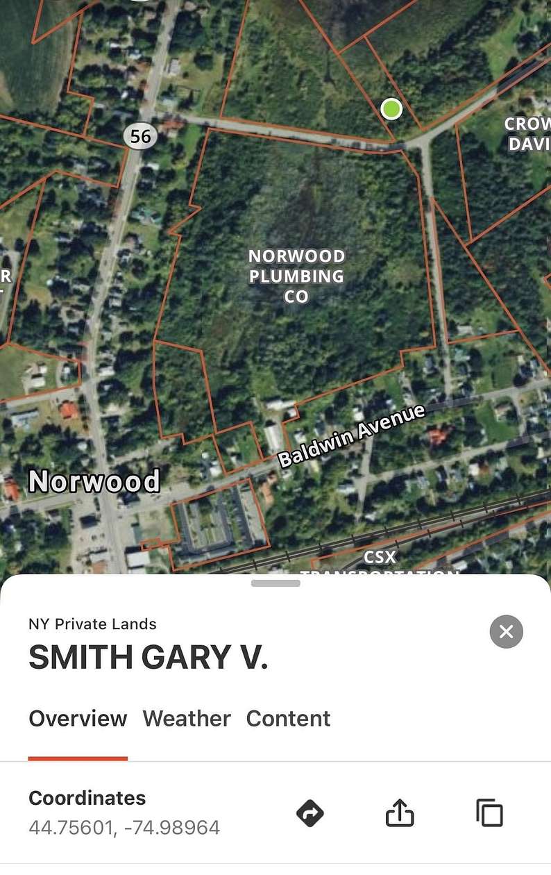 1.1 Acres of Land for Sale in Norwood, New York