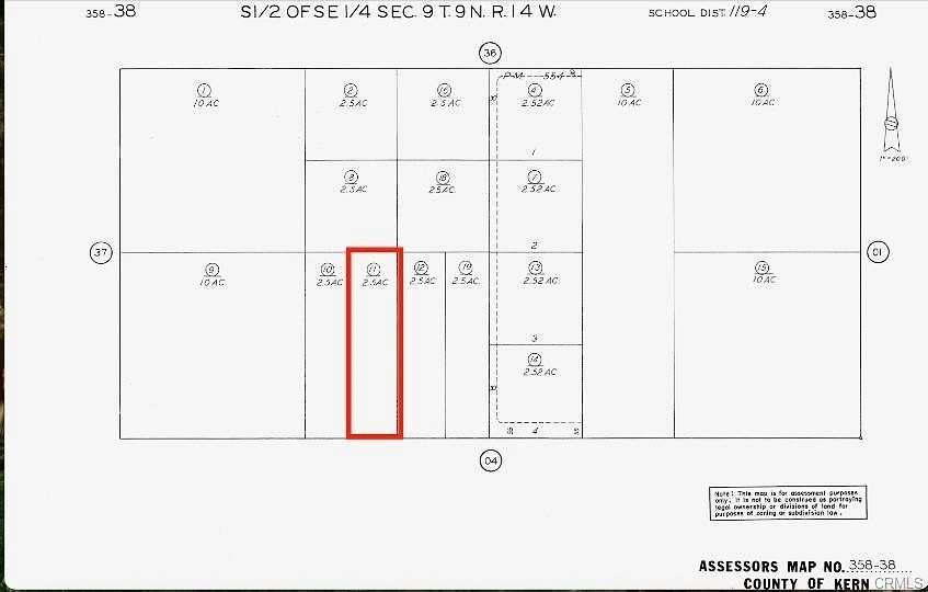 2.5 Acres of Residential Land for Sale in Rosamond, California