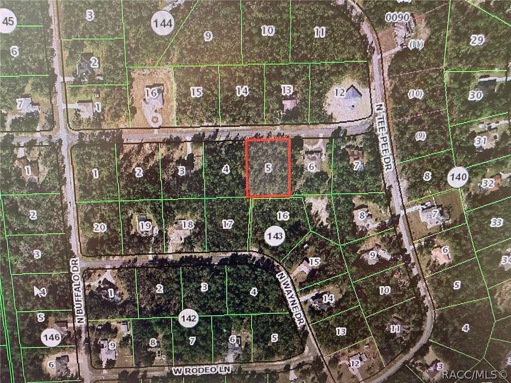 1 Acre of Residential Land for Sale in Beverly Hills, Florida