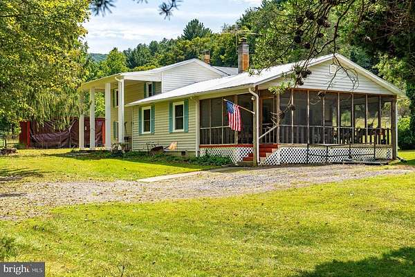 100 Acres of Land with Home for Sale in Mathias, West Virginia
