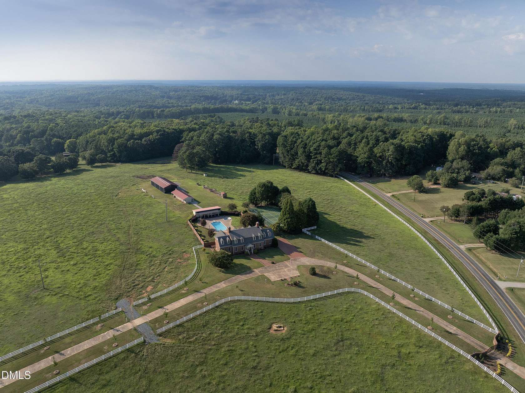 59.2 Acres of Agricultural Land with Home for Sale in Franklinton, North Carolina