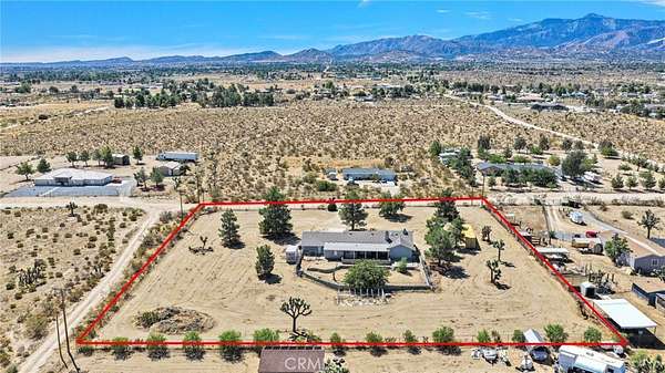 2 Acres of Land with Home for Sale in Phelan, California