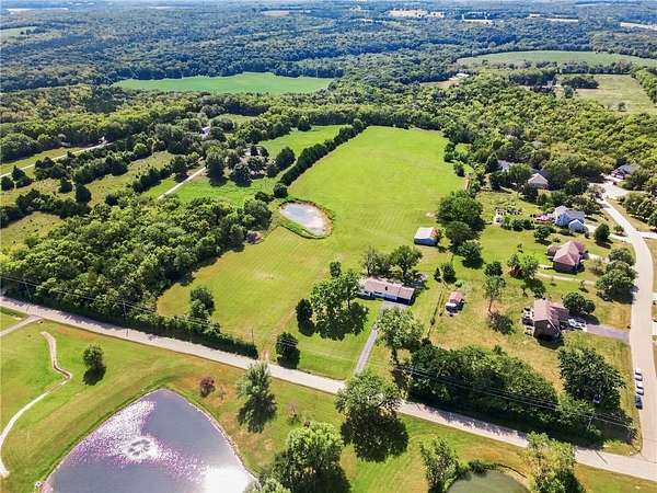14.5 Acres of Land with Home for Sale in De Soto, Kansas
