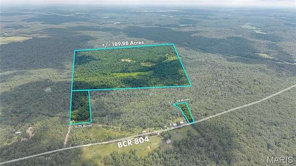 193 Acres of Recreational & Residential Land for Sale in Glen Allen, Missouri