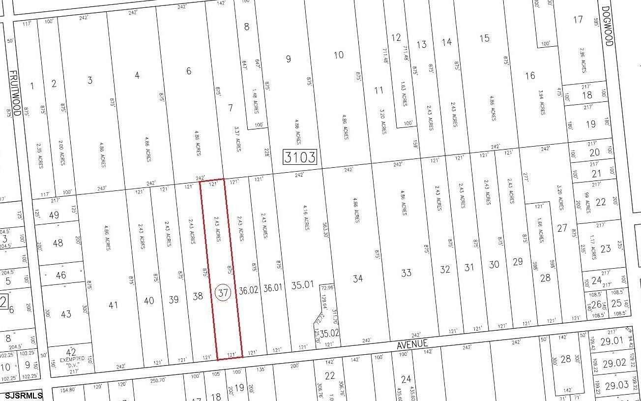 2.43 Acres of Residential Land for Sale in Egg Harbor Township, New Jersey