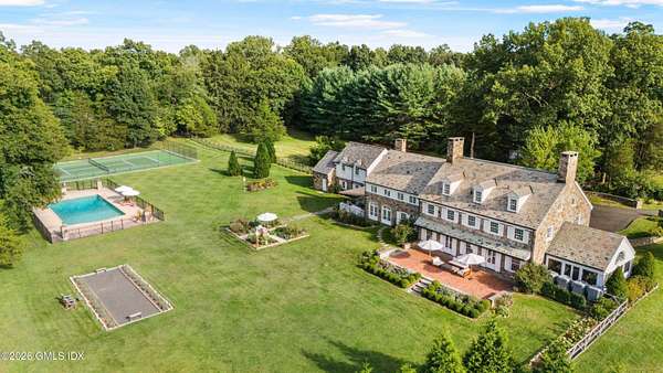 5.5 Acres of Land with Home for Sale in New Canaan, Connecticut