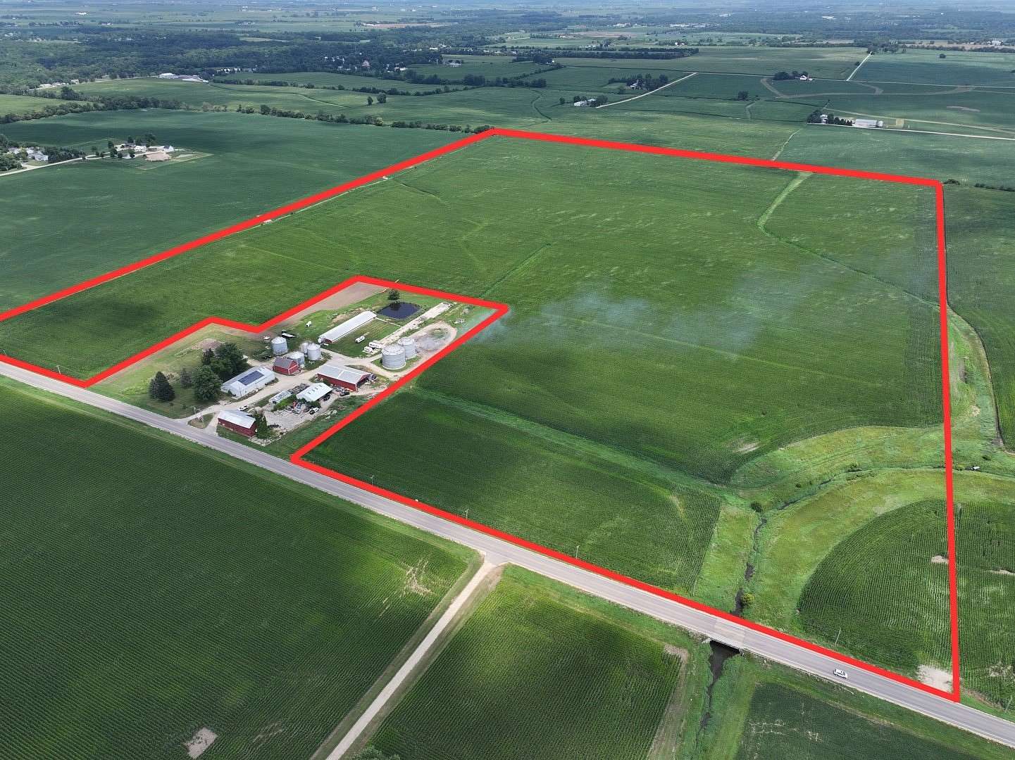 112 Acres of Land for Sale in Kingston, Illinois