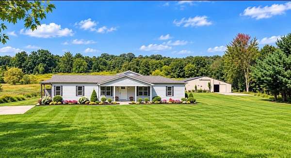 6.25 Acres of Land with Home for Sale in Amanda, Ohio
