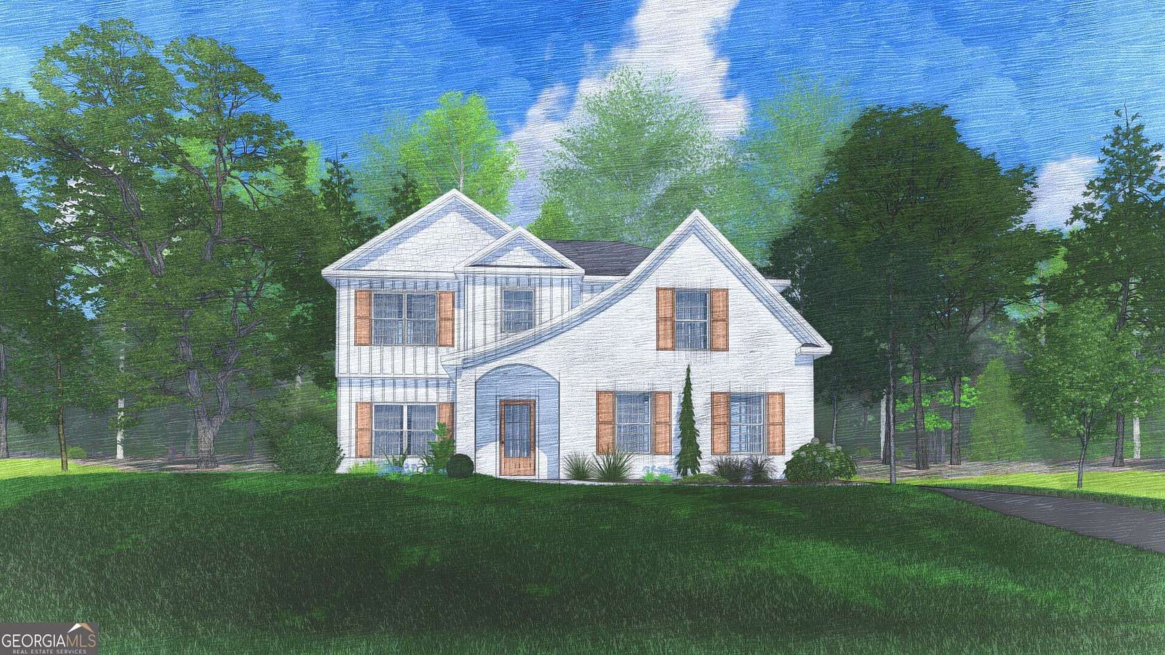 6.52 Acres of Land with Home for Sale in Midland, Georgia