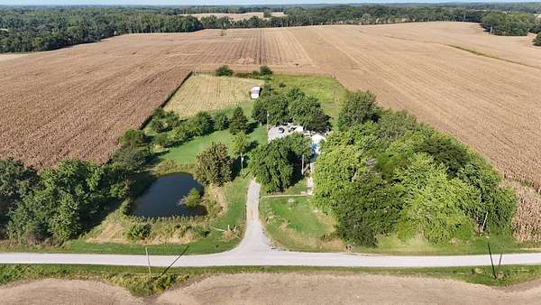 5 Acres of Land with Home for Sale in Norris City, Illinois