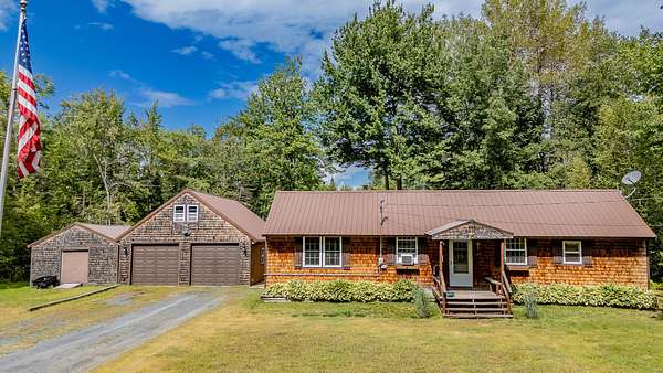80 Acres of Recreational Land with Home for Sale in Canaan, Maine