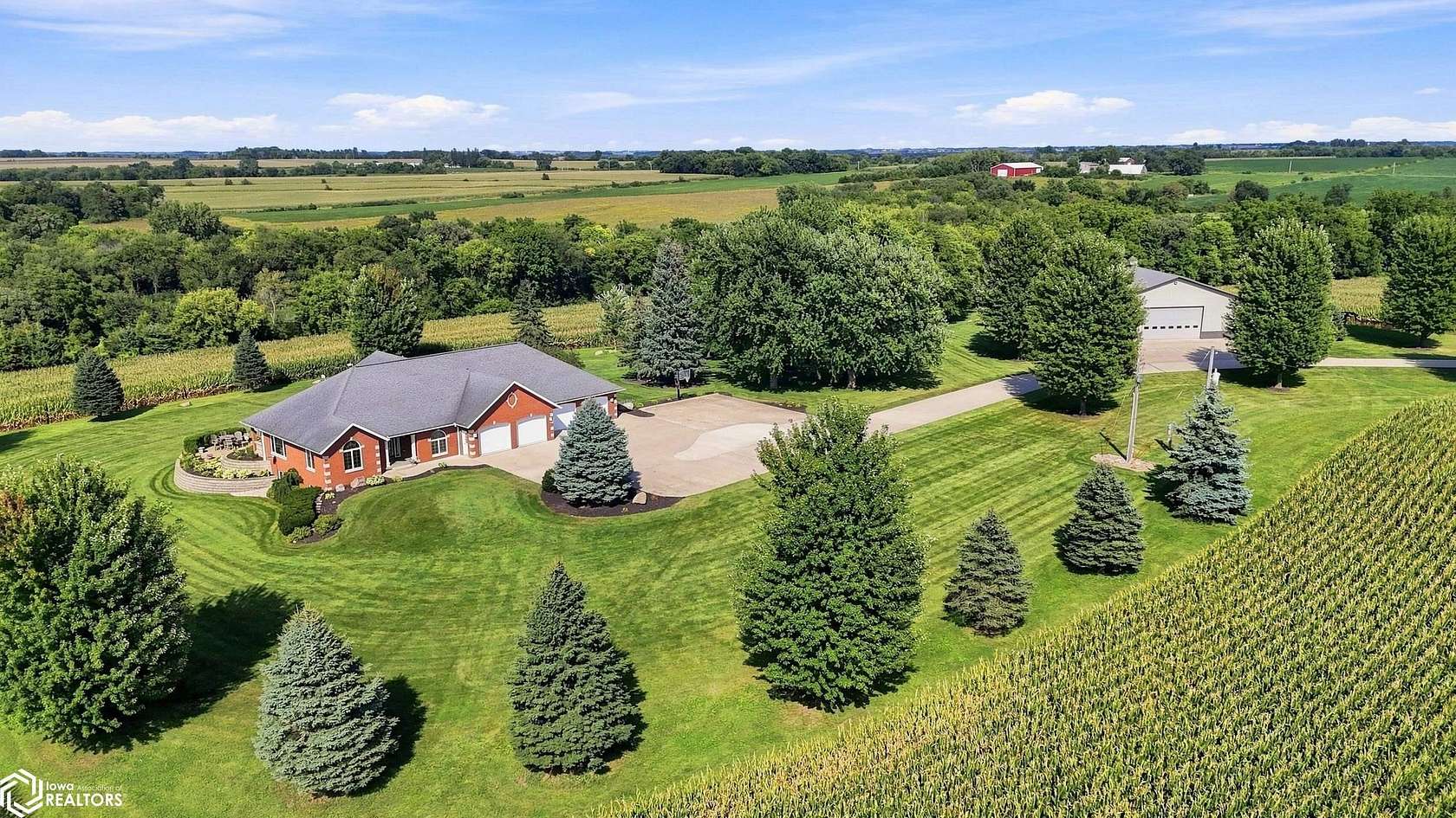 77 Acres of Land with Home for Sale in Ionia, Iowa