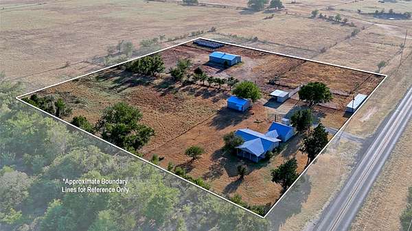 4 Acres of Land with Home for Sale in Nocona, Texas