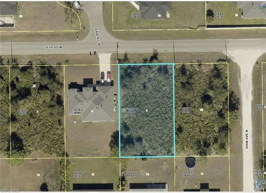 0.25 Acres of Residential Land for Sale in Lehigh Acres, Florida
