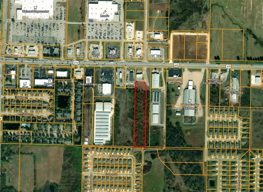 4.14 Acres of Mixed-Use Land for Sale in Siloam Springs, Arkansas