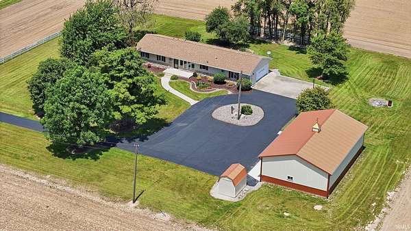 3.46 Acres of Land with Home for Sale in Decatur, Indiana