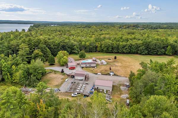 62 Acres of Recreational Land with Home for Sale in Burnham, Maine