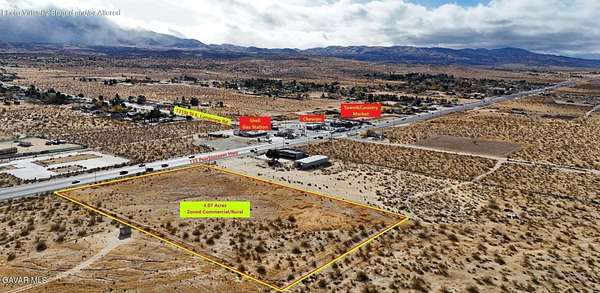 4.33 Acres of Commercial Land for Sale in Pearblossom, California