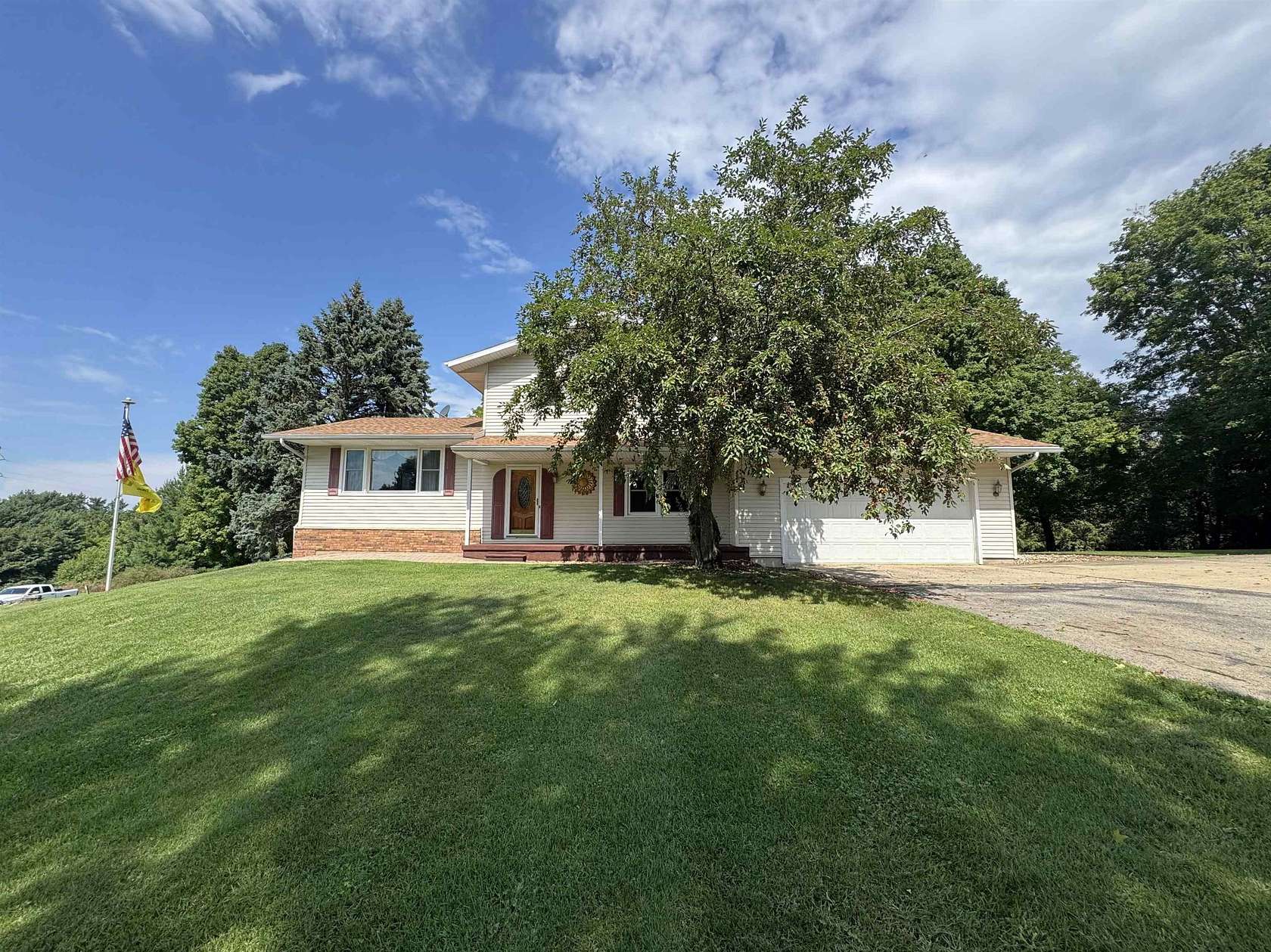 1.5 Acres of Land with Home for Sale in Monroe, Wisconsin