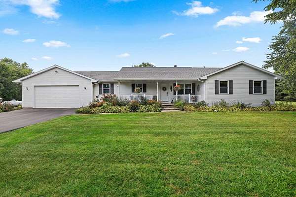 5 Acres of Land with Home for Sale in Fremont, Wisconsin