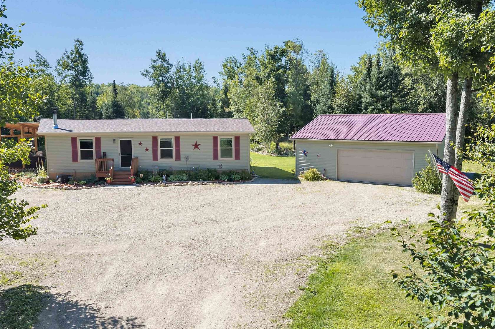 37.8 Acres of Recreational Land with Home for Sale in Lakewood, Wisconsin