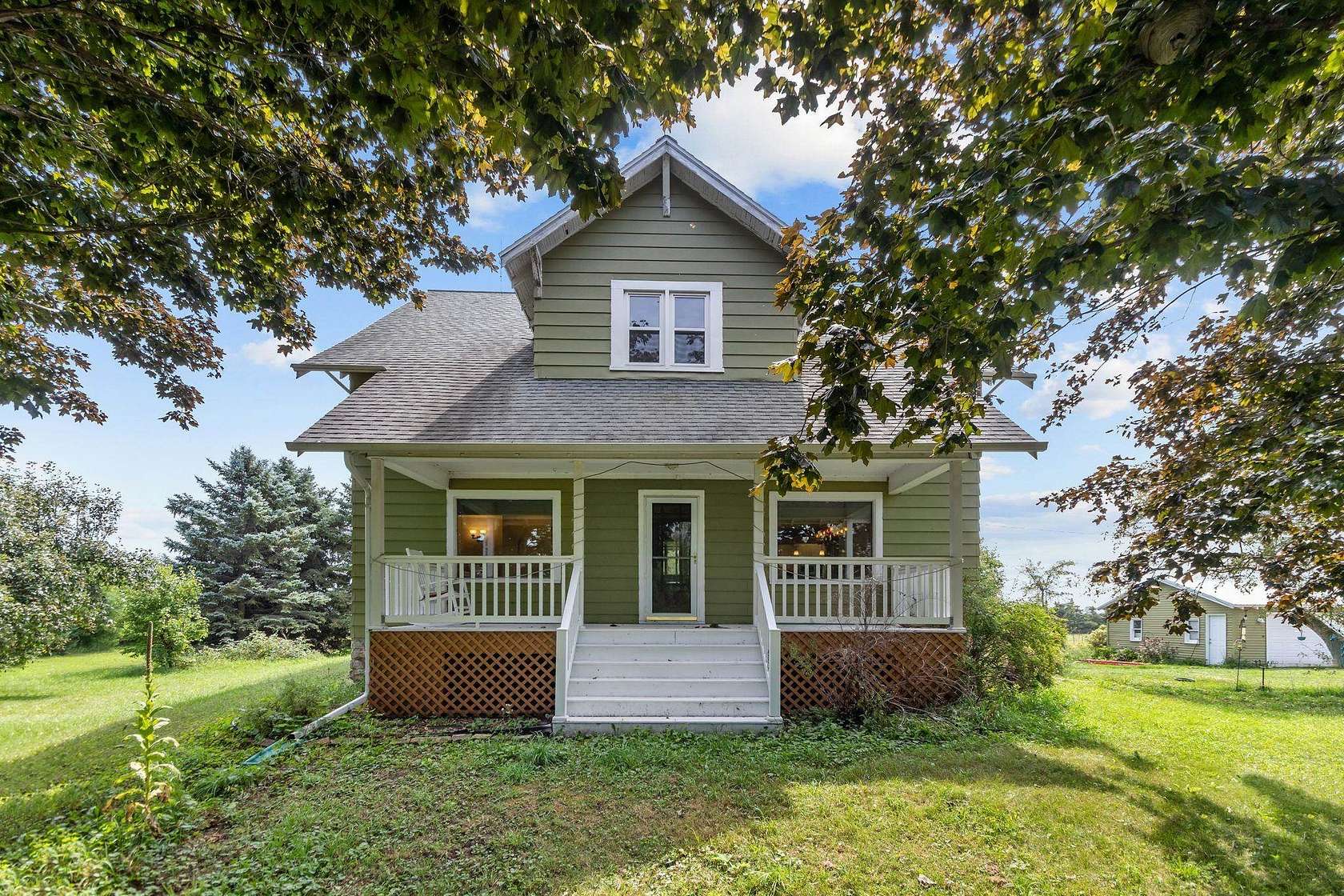 5 Acres of Land with Home for Sale in Luxemburg, Wisconsin
