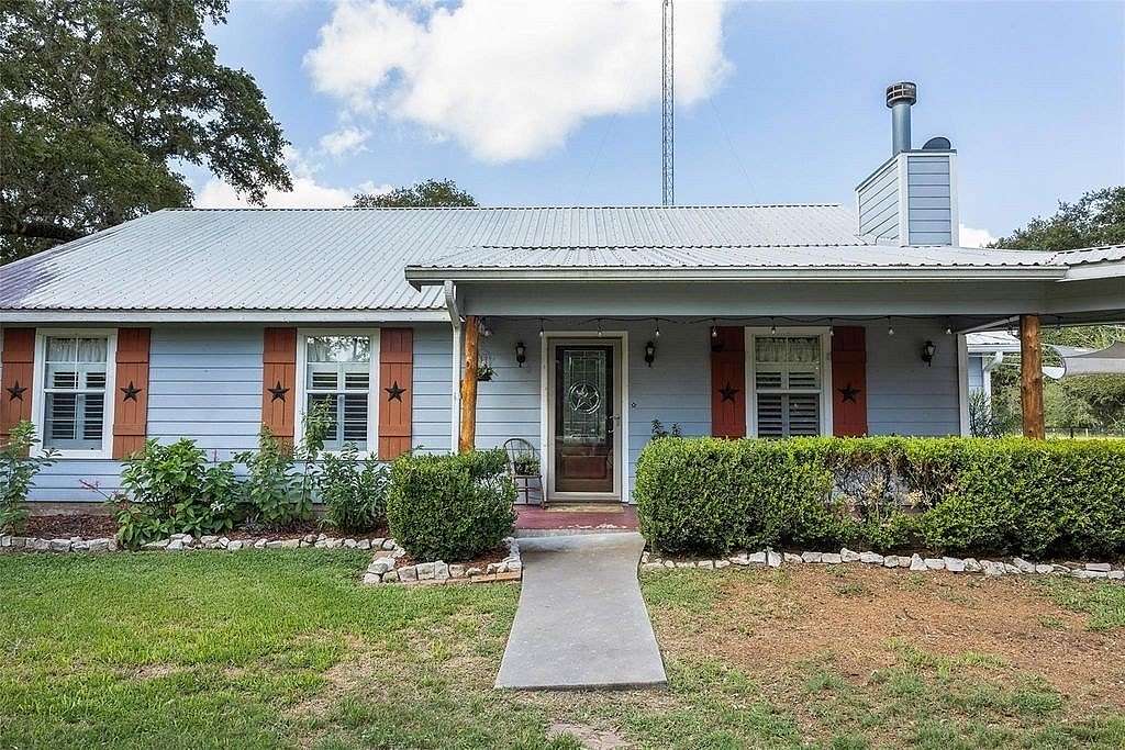 1.56 Acres of Land with Home for Sale in Hallettsville, Texas