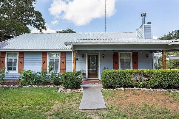 1.56 Acres of Land with Home for Sale in Hallettsville, Texas