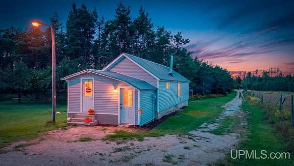 7.17 Acres of Land with Home for Sale in Perronville, Michigan