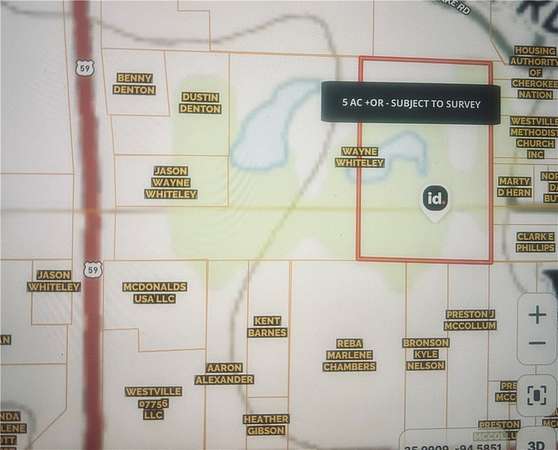 5 Acres of Land for Sale in Westville, Oklahoma