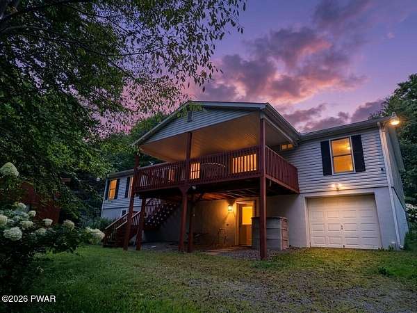 14 Acres of Land with Home for Sale in Thompson, Pennsylvania