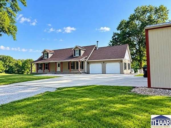 3.5 Acres of Land with Home for Sale in Terre Haute, Indiana